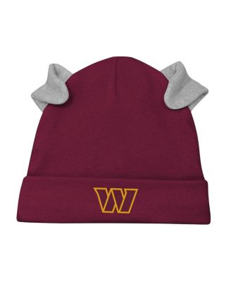 Newborn and Infant Boys and Girls White, Burgundy Washington Commanders Dream Team Onesie Pants and Hat Set