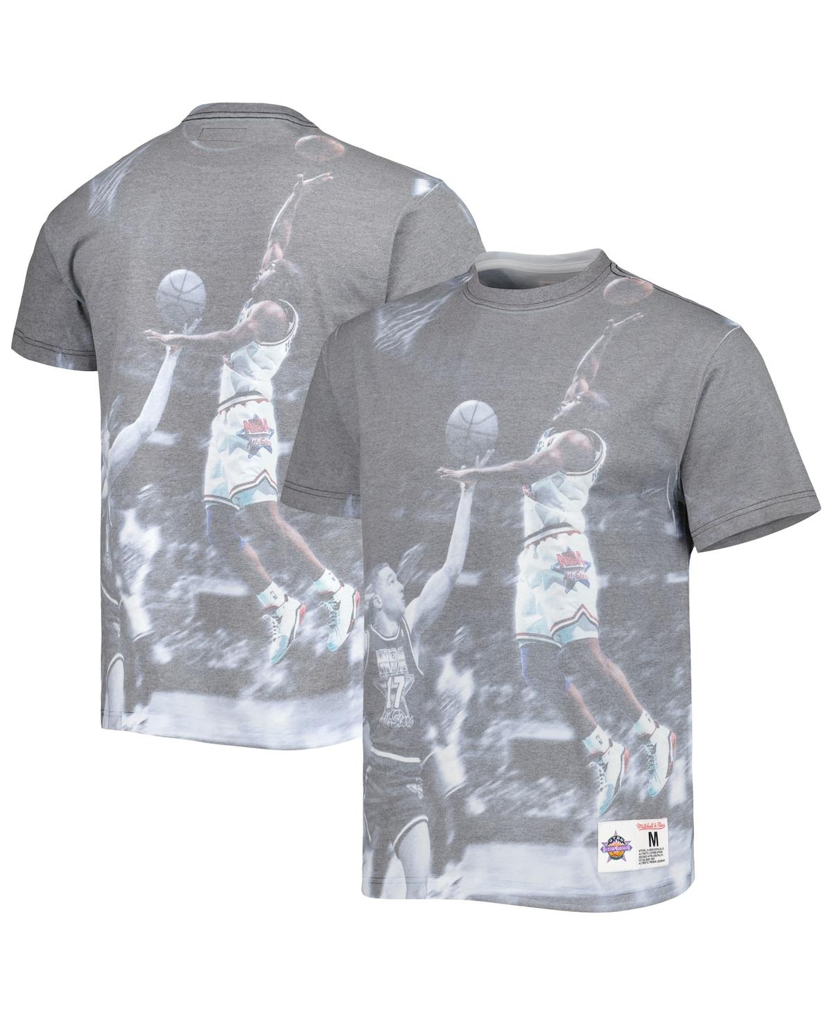 Shop Mitchell & Ness Men's  Golden State Warriors Above The Rim Graphic T-shirt In White