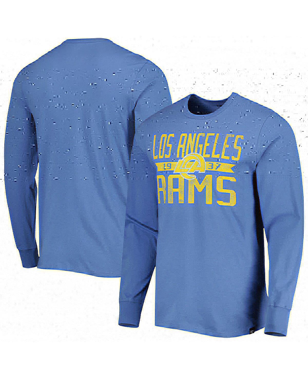 47 Brand Men's ' Royal Los Angeles Rams Brand Wide Out Franklin Long Sleeve T-shirt