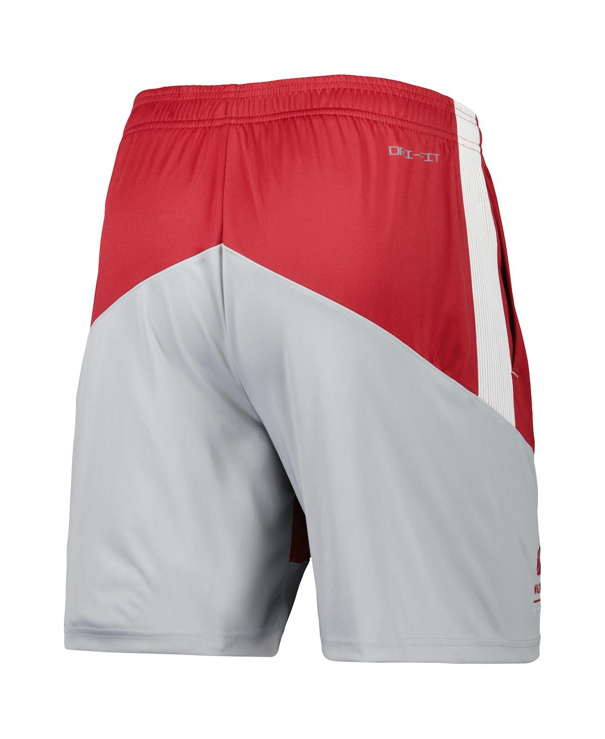 Men's Nike Gray Washington State Cougars Performance Player Shorts - Gray