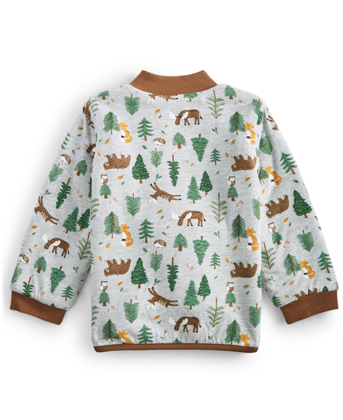 First Impressions Baby Boys Reversible Faux Sherpa Jacket, Created for Macy's