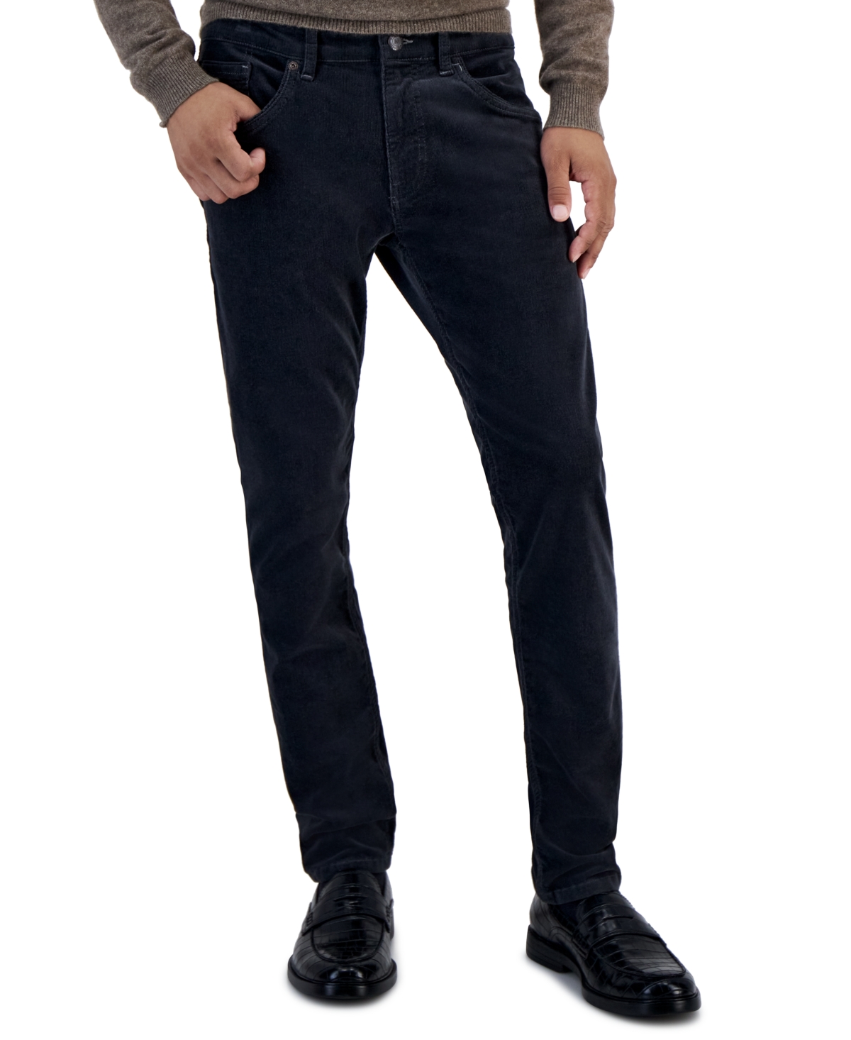 Matinique Men's Mapete Regular-fit Corduroy Jeans In Black Oyster