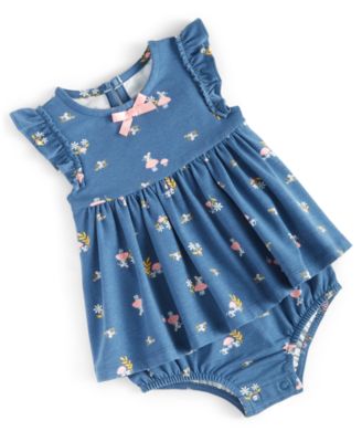 First Impressions - Baby Girls Mushroom Mice Sunsuit