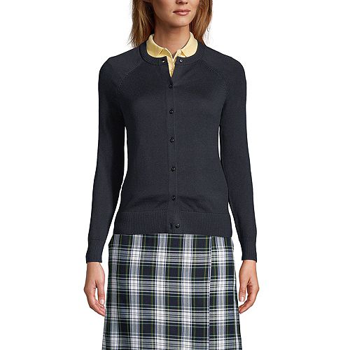 alfani Lands' End Women's Cotton Modal Cardigan Sweater Women's Fashion Shoes & Accessories