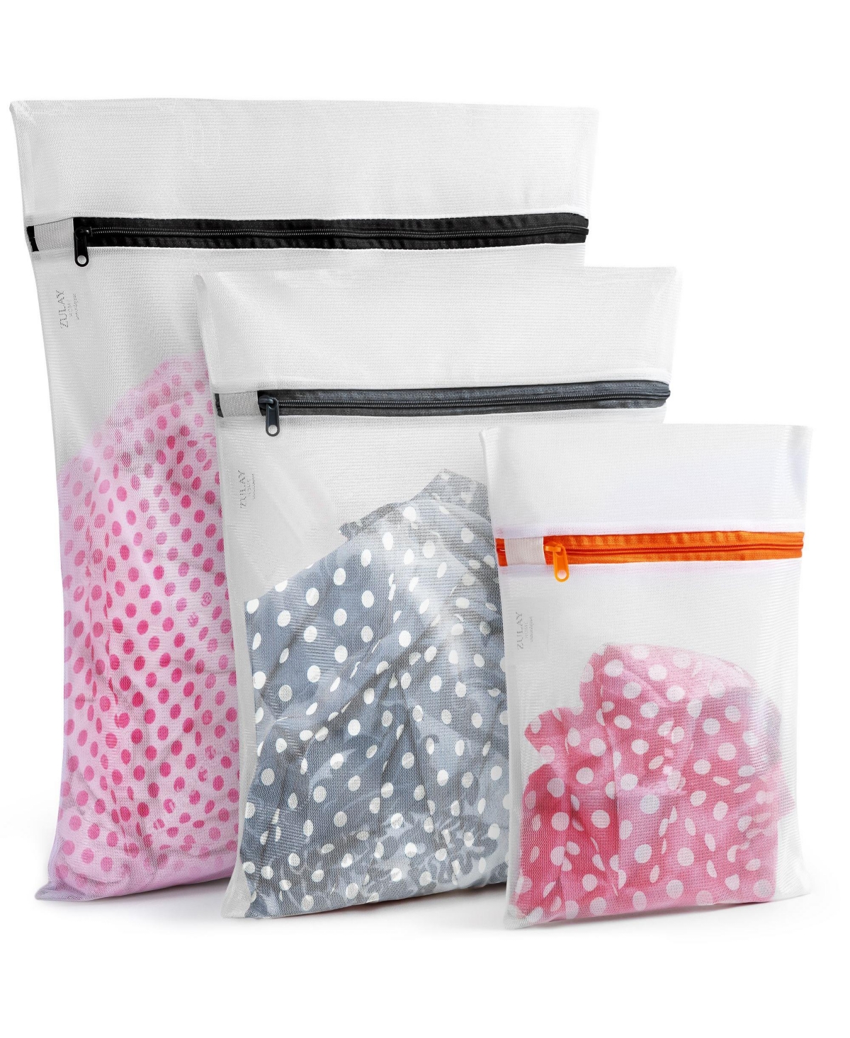 Reusable Mesh Laundry Bags for Delicates and Washing Machine - pack mix