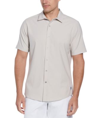 PGA TOUR - Men's Textured Dobby Button-Down Golf Shirt