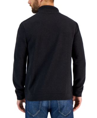 Men's Birdseye Quarter-Zip Pullover, Created for Macy's 