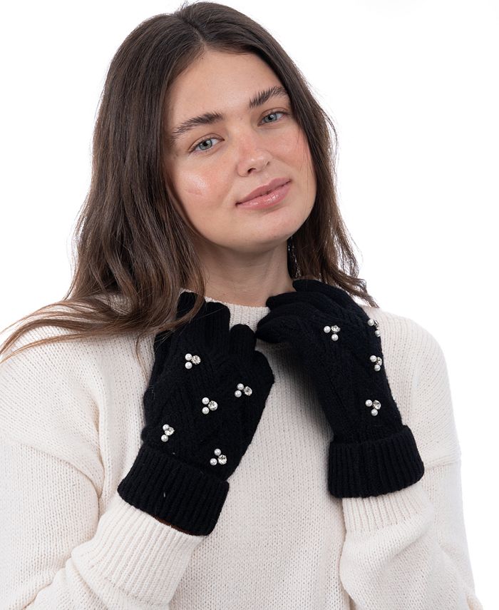 I.N.C. International Concepts Women's Embellished Gloves, Created for