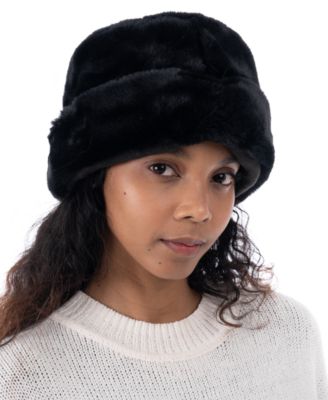 Macys womens fur hats on sale