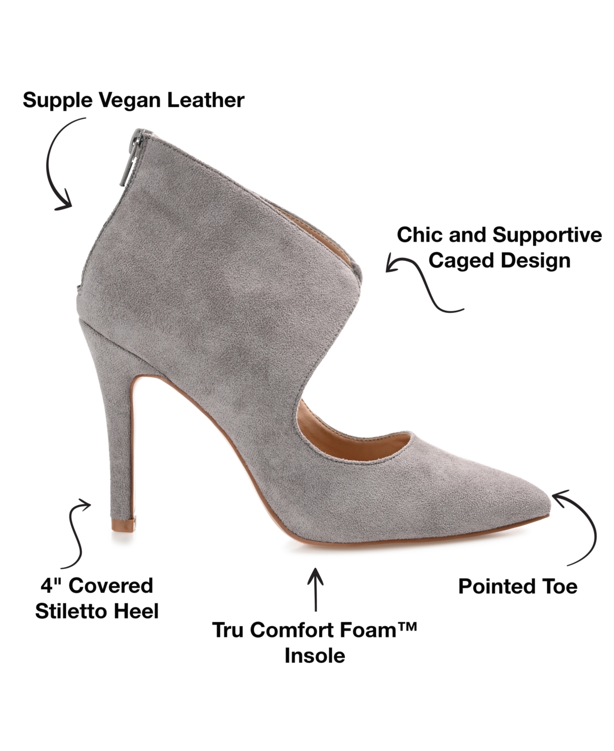 Journee Collection Women's Junniper Keyhole Stilettos