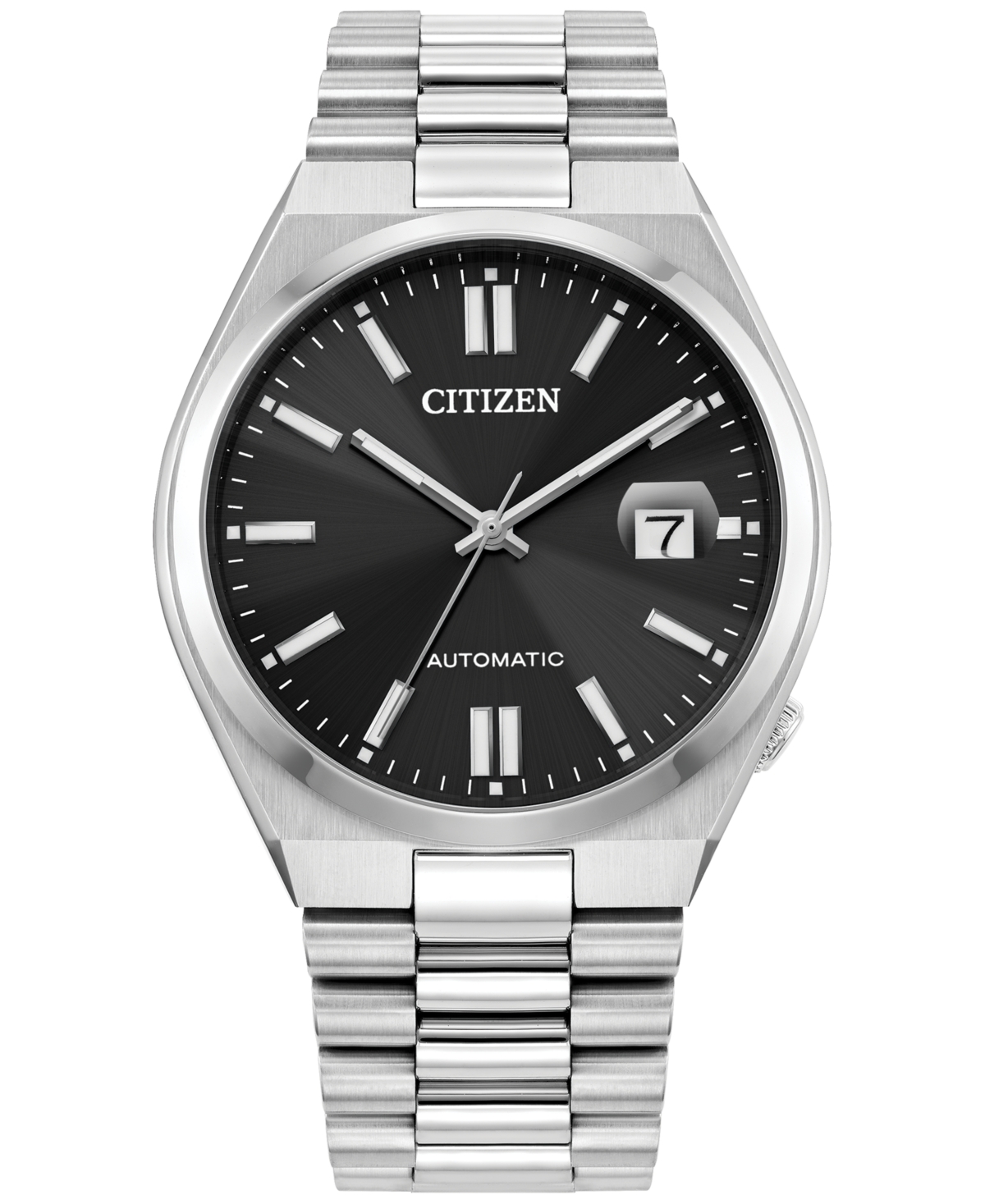 Citizen Men's Tsuyosa Automatic Stainless Steel Bracelet Watch 40mm In Black/silver