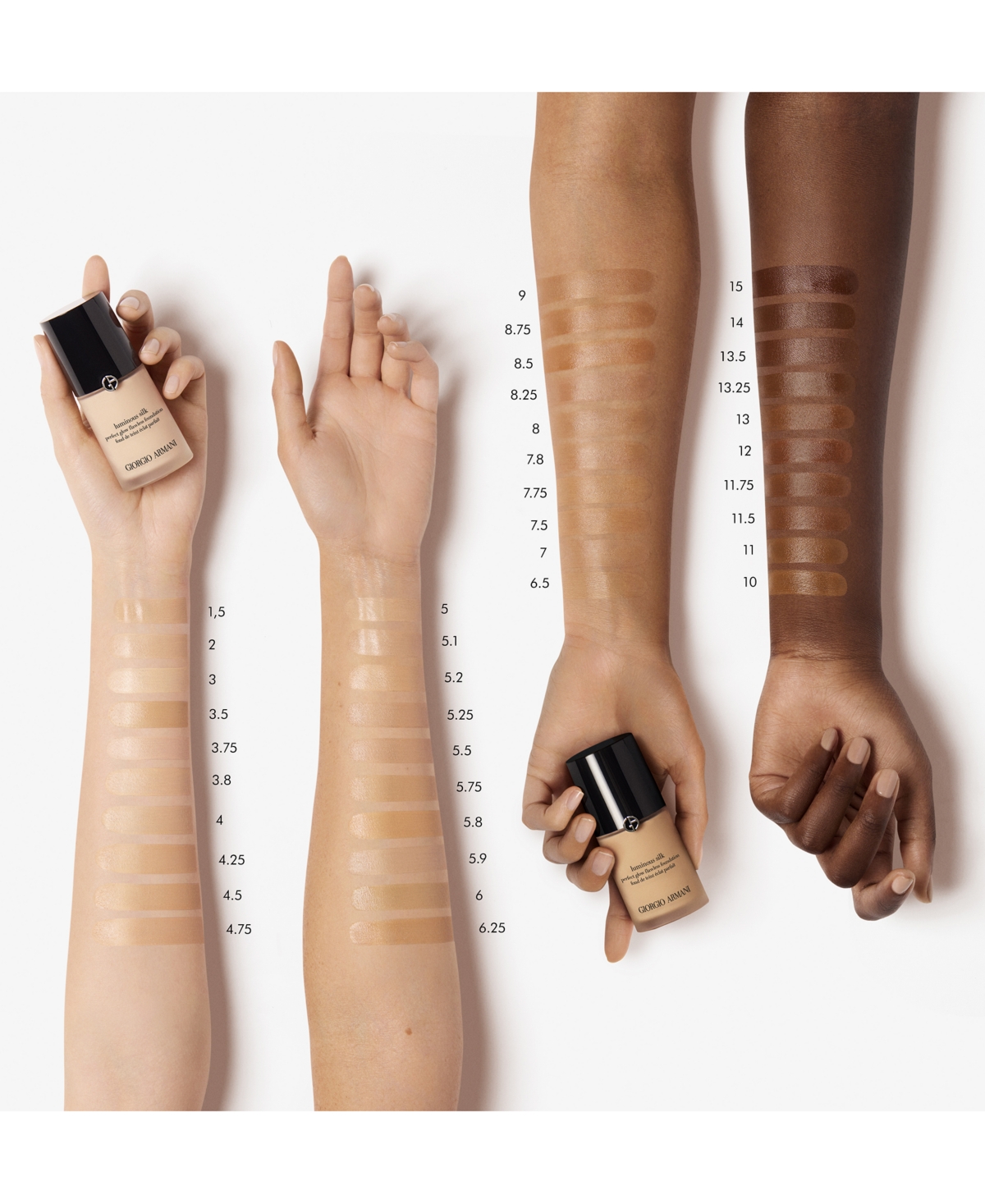 Armani Collezioni Beauty Luminous Silk Natural Glow Foundation In Transparent