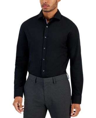 Bar III - Men's Slim-Fit Diamond Dobby Dress Shirt