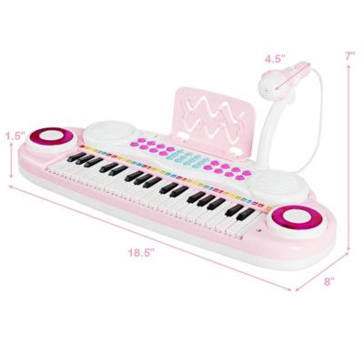 37-Key Toy Keyboard Piano Electronic Musical Instrument