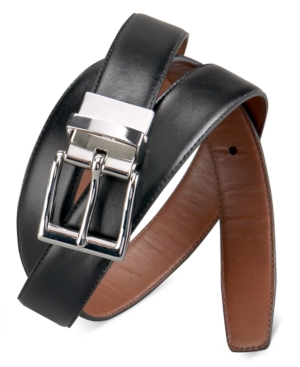 image of Polo Ralph Lauren Men-s Belt, Belt Reversible Leather Belt