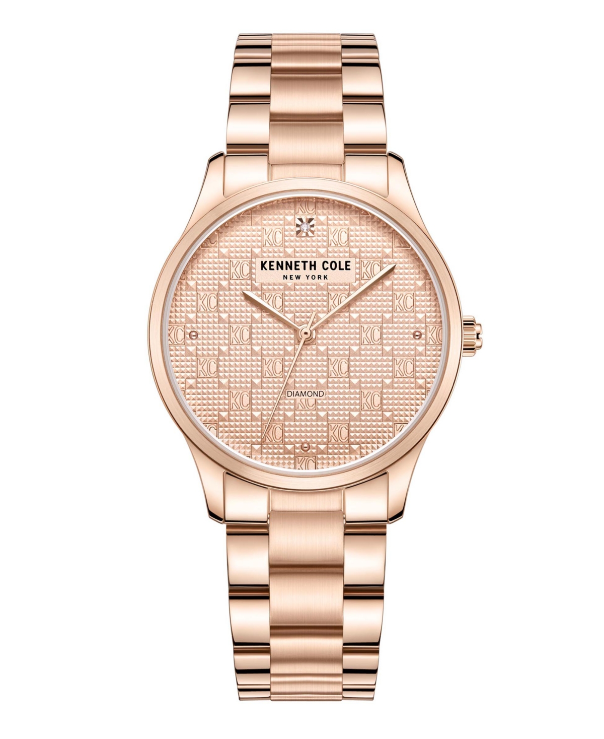 Kenneth Cole New York Women's Modern Classic Rose Gold-tone Stainless Steel Watch, 34.5mm