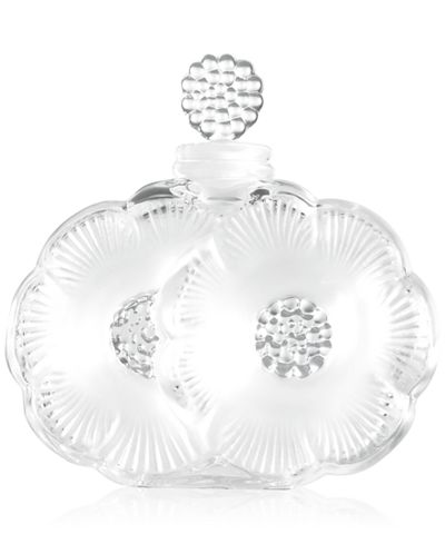 Lalique Two Fleur Perfume Bottles