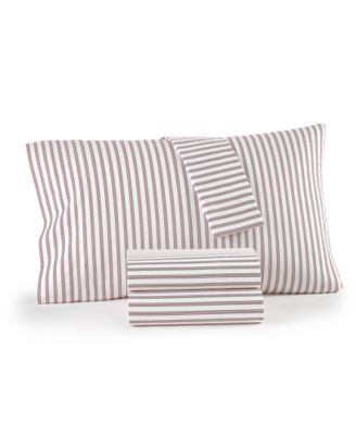 Charter Club - Holiday Cotton 3-Pc. Sheet Set, Twin, Created for Macy's