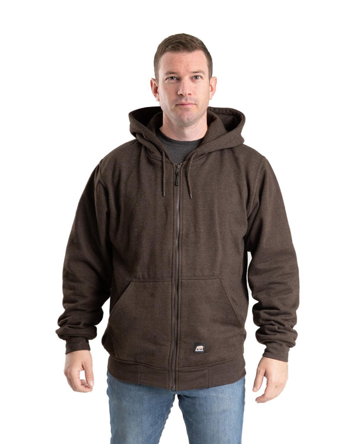 Men's Big & Tall Heritage Thermal-Lined Full-Zip Hooded Sweatshirt - Navy