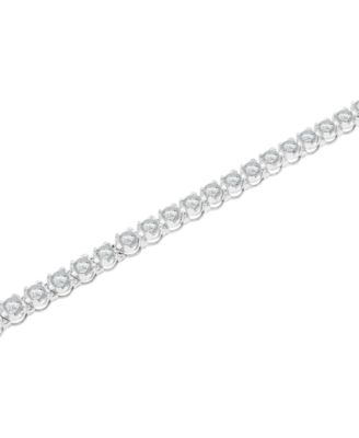 Diamond Tennis Bracelet (5 ct. t.w.) in 14k White or Yellow Gold, Created for Macy's