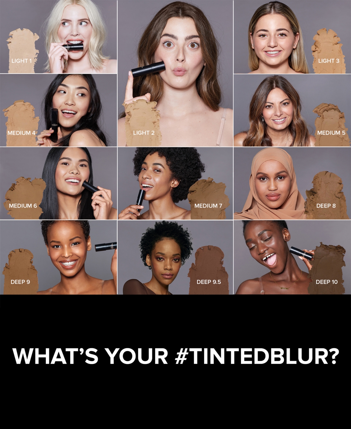 Nudestix Tinted Blur Foundation Stick In 1 (ivory With Cool Pink Undertone)
