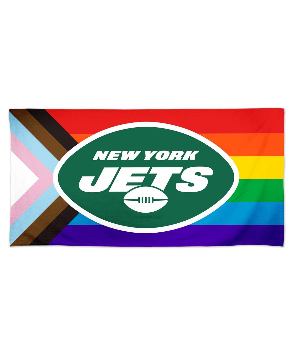 Wincraft New York Jets 30'' X 60'' Pride Spectra Beach Towel In Multi