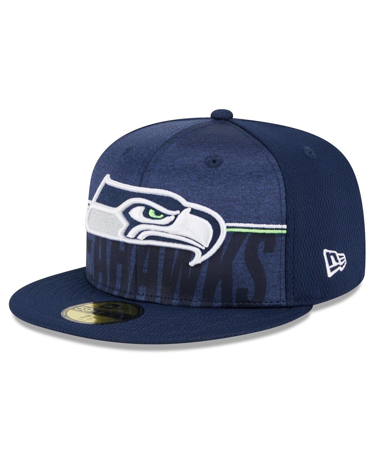 NEW ERA MEN'S NEW ERA NAVY SEATTLE SEAHAWKS 2023 NFL TRAINING CAMP 59FIFTY FITTED HAT