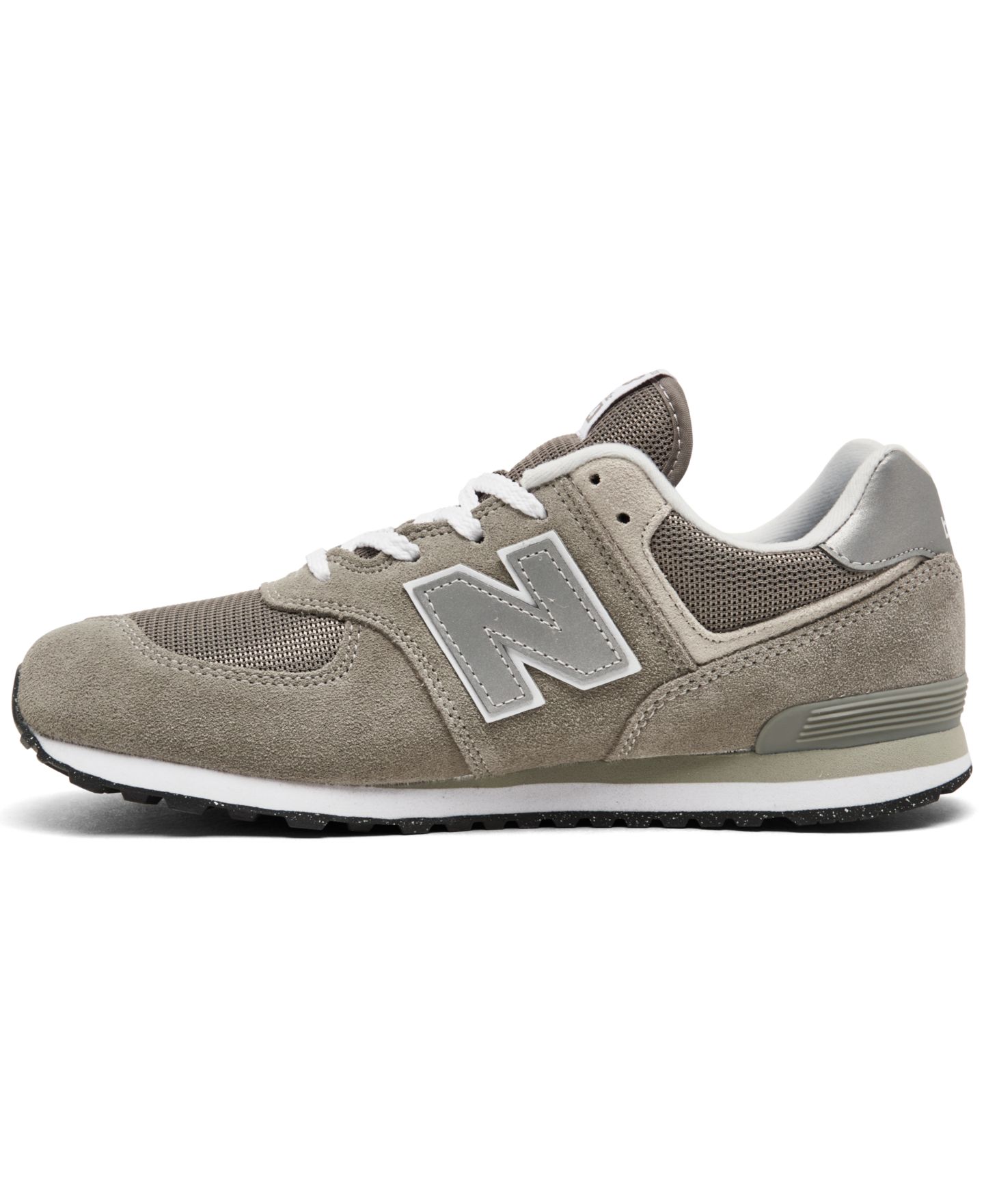 Детские кроссовки New Balance Big Kids 574 Casual, цвет: Серый — фото 3