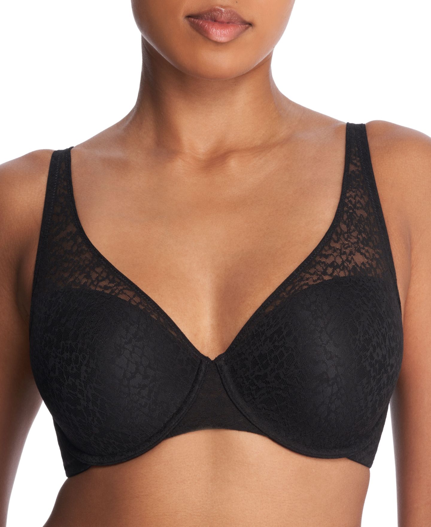 Natori Women's Pretty Smooth Full Fit Smoothing Contour Underwire 731318, цвет: Чёрный — фото 1