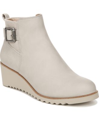 Gray wedge booties best sale