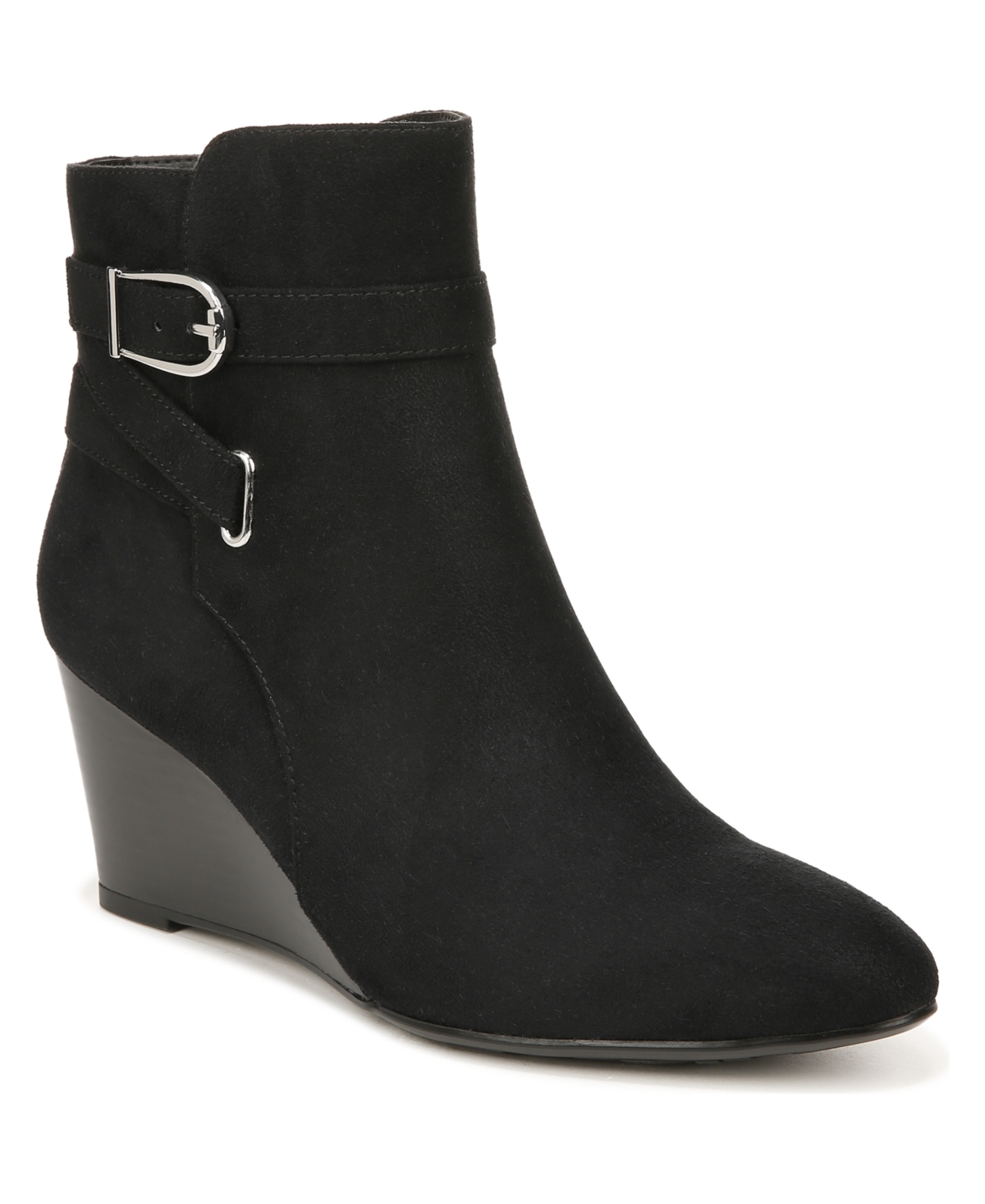 Gio Boot Booties - Black Faux Leather