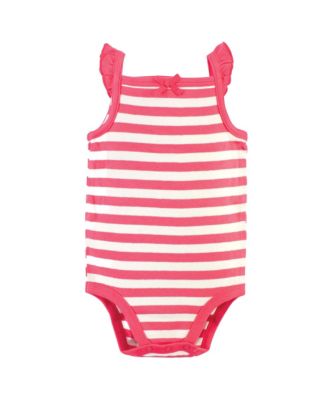 5Pk Natural Sleeveless Bodysuits