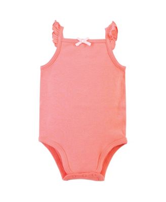 5Pk Natural Sleeveless Bodysuits