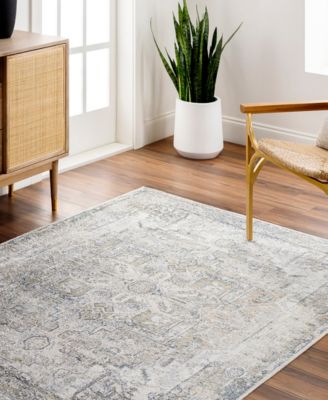 Lillian Machine Washable LLL2301 6'7" x 9' Area Rug