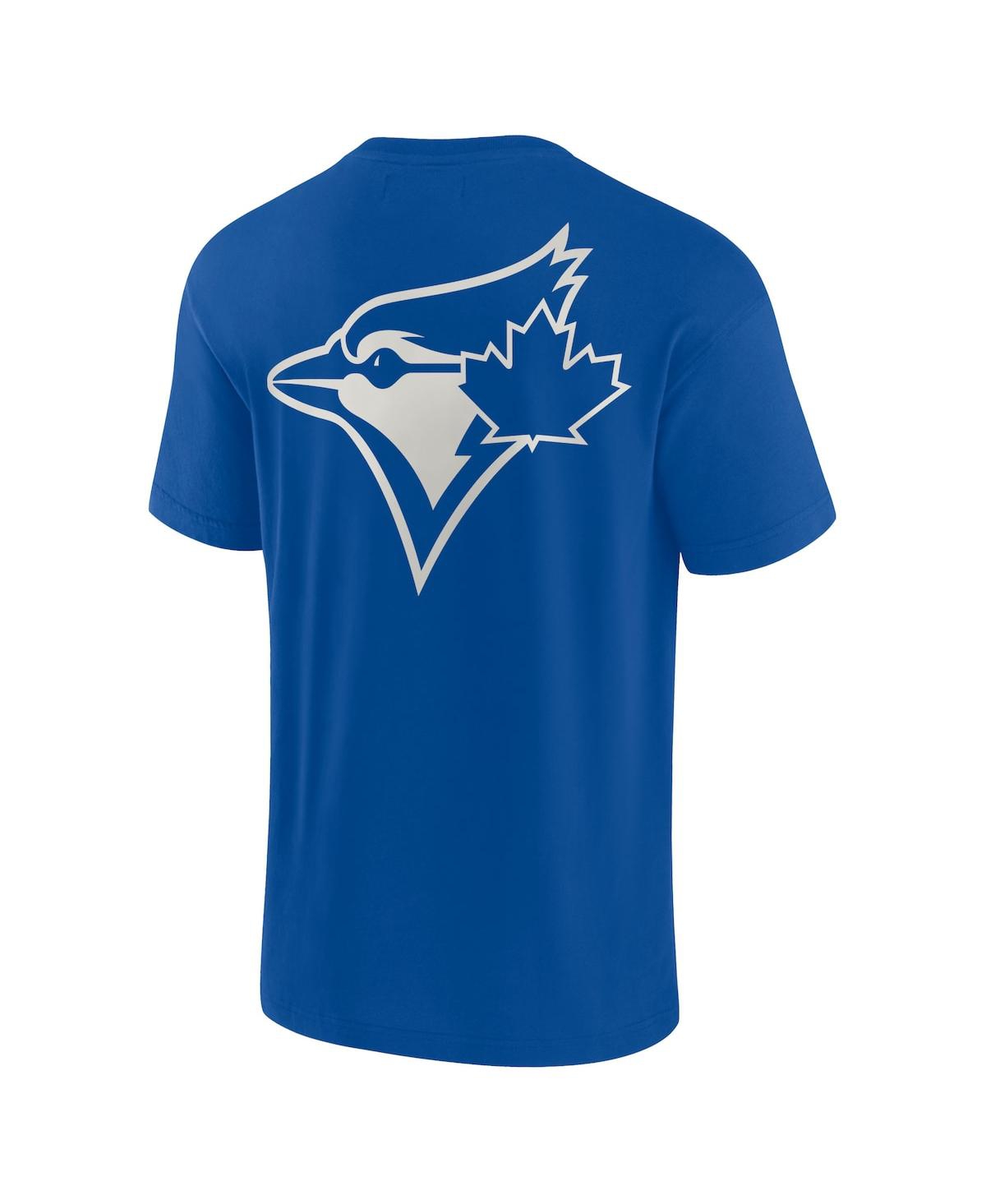 Shop Fanatics Signature Men's And Women's  Royal Toronto Blue Jays Super Soft Short Sleeve T-shirt