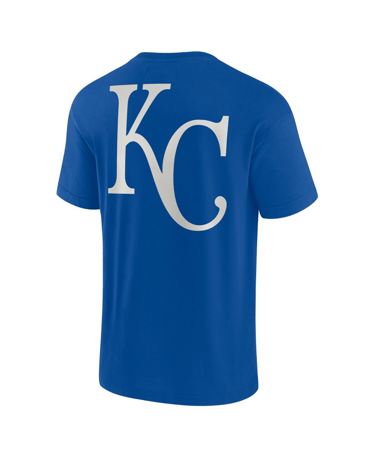Fanatics Signature Unisex  Royal Kansas City Royals Super Soft Short Sleeve T-shirt In Royal