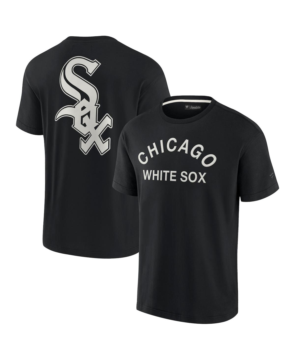 Men's and Women's Fanatics SignatureChicago White Sox Super Soft Short Sleeve T-shirt - Black