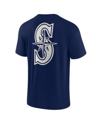 Men's and Women's Navy Seattle Mariners Super Soft Short Sleeve T-shirt