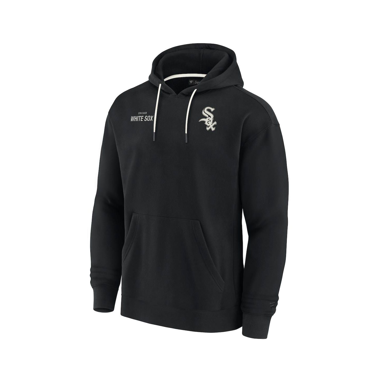 Худи Fanatics Signature Black Chicago White Sox Super Soft Fleece Pullover — фото 3
