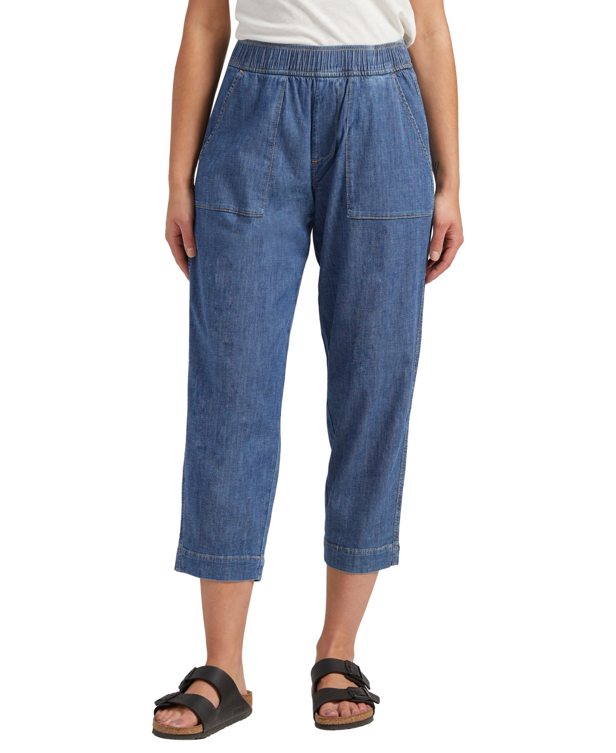 Women's High Rise Tapered Pull-On Pants - Amalfi Blue