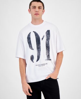 A|X Armani Exchange Men's 91 Stencil Logo Graphic T-Shirt - Macy's