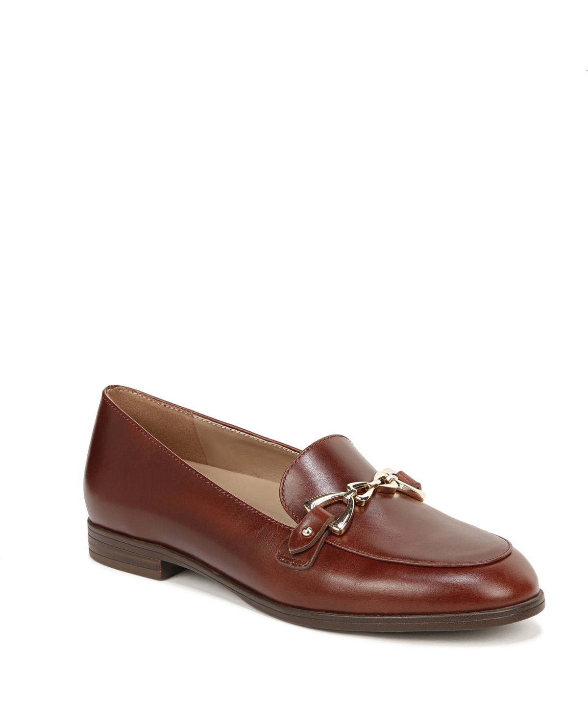 Shop Naturalizer Gala Loafers In Cappuccino Brown Leather