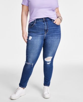 Final Sale Plus Size Jeans in Neon Pink (Jeans Only) – Chic And Curvy