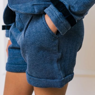 Big Girls Cuffed Fleece Dress Short