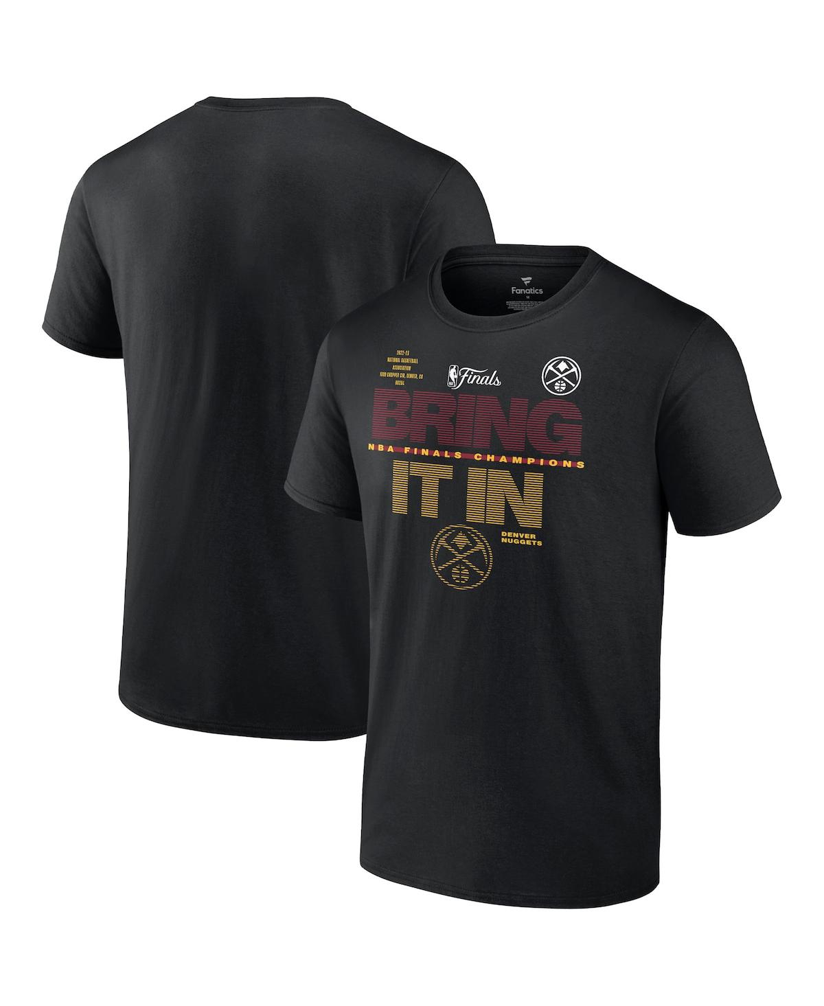 Shop Fanatics Men's  Black Denver Nuggets 2023 Nba Finals Champions Hometown Originals Technical T-shirt