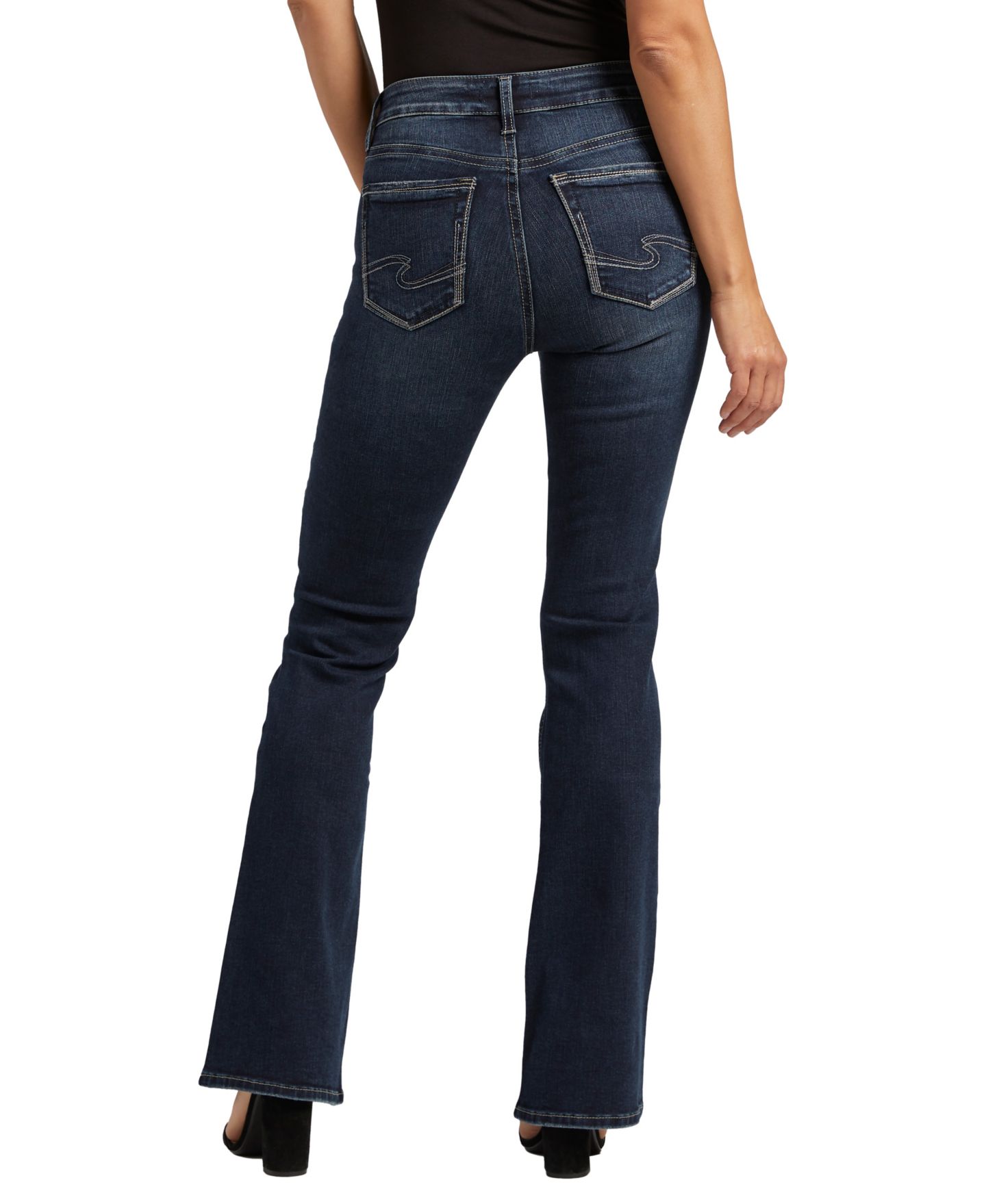 Женские джинсы Silver Jeans Co. Suki Mid Rise Bootcut, цвет: Индиго — фото 2