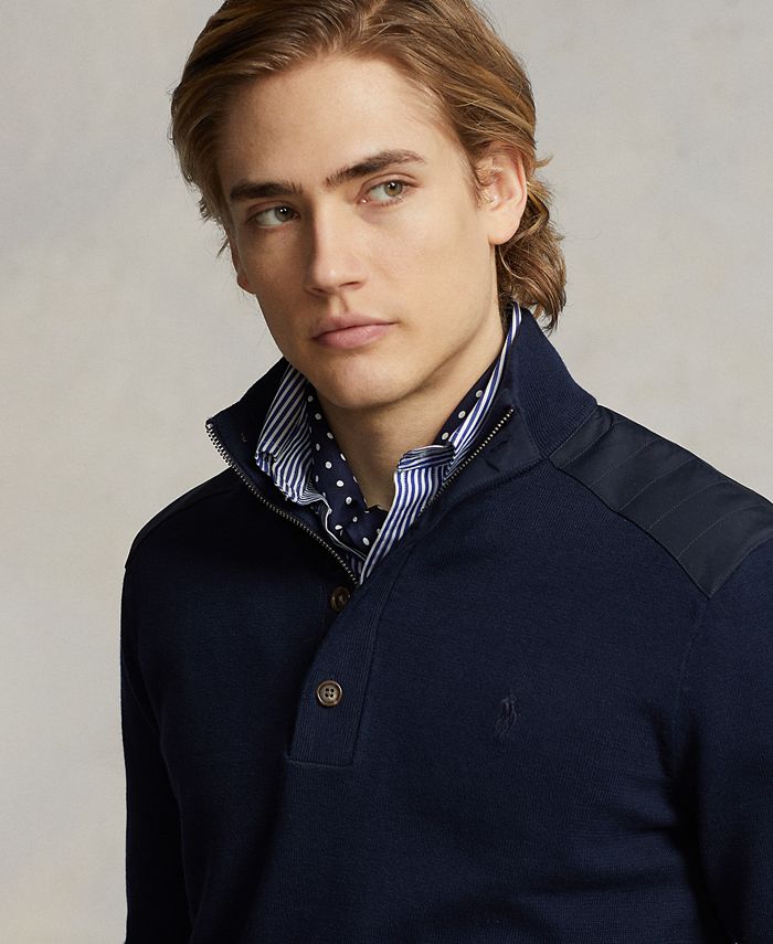 Polo Ralph Lauren Men's Cotton Hybrid Sweater Macy's