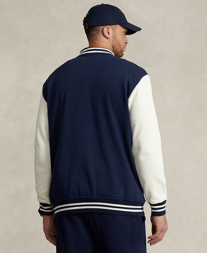 Polo Ralph Lauren Men's Big & Tall Fleece Baseball Jacket - Macy's