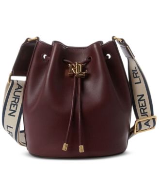 Lauren Ralph Lauren - Andie Medium Leather Drawstring Bag