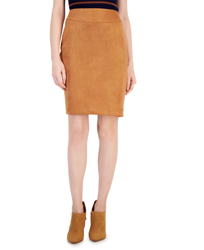 Tahari plaid sales pencil skirt